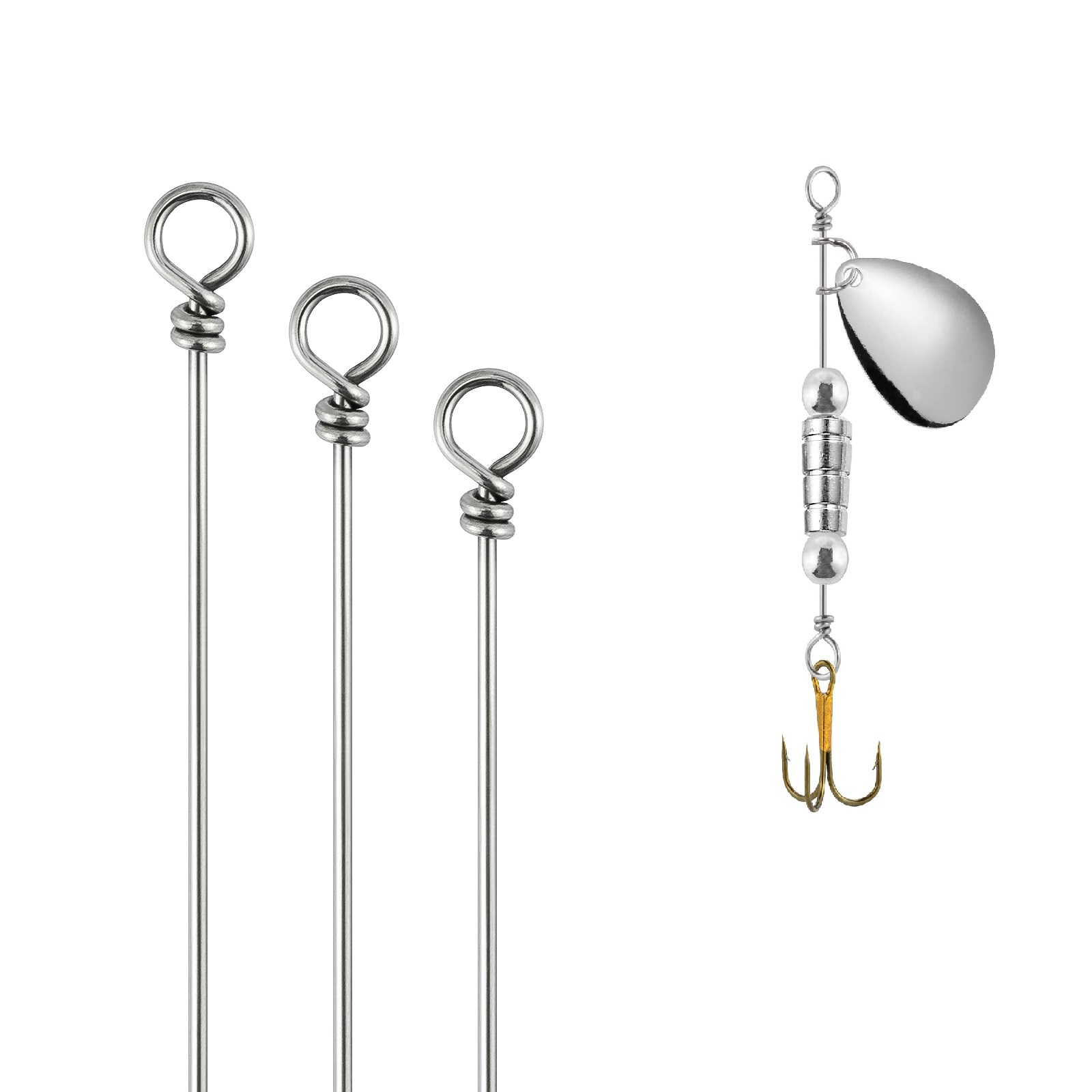 Fishing Lure Spinner - 30/100pcs 도쿄 리그 스피너 루어 낚시