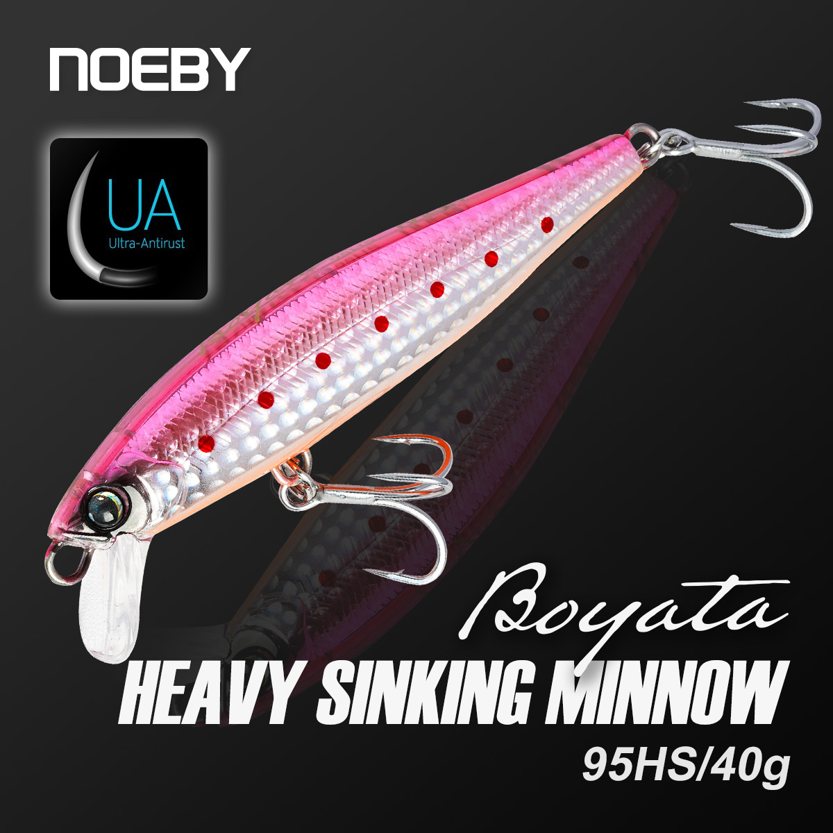 Fishing Lure Buzzbait - NOEBY 95mm 40g 헤비 싱킹 미노우