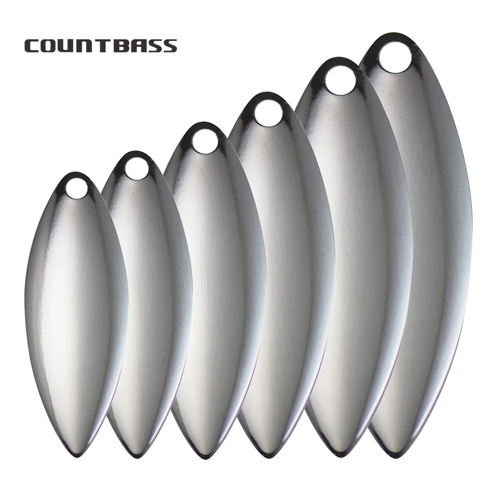 Fishing Lure Spinnerbait - Countbass 50pcs 크기 1-6 니켈 강철