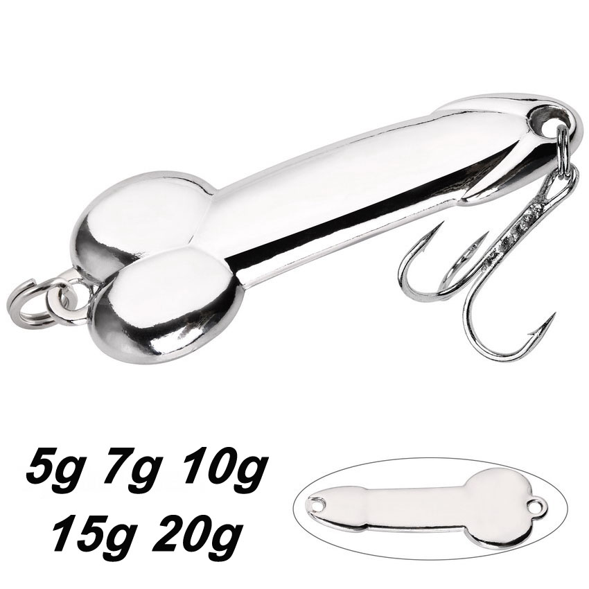 금속 숟가락 페니스 모양 낚시 미끼 5g 10g 15g - Fishing Lure Spinnerbait 리뷰 및 가격
