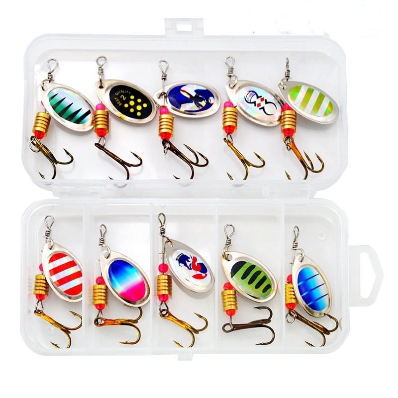 낚시 루어 스피너 회전 스푼, 루어 키트, 복합 미끼, - Fishing Lure Spinner 리뷰 및 가격