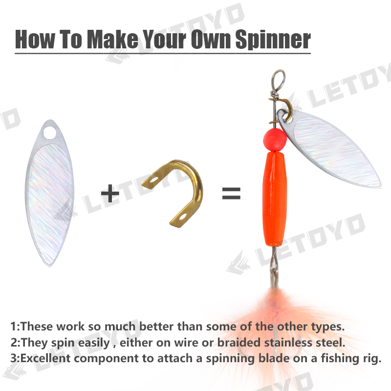 LETOYO 100pcs 접힌 Clevises 숟가락  - Fishing Lure Kit 리뷰 및 가격