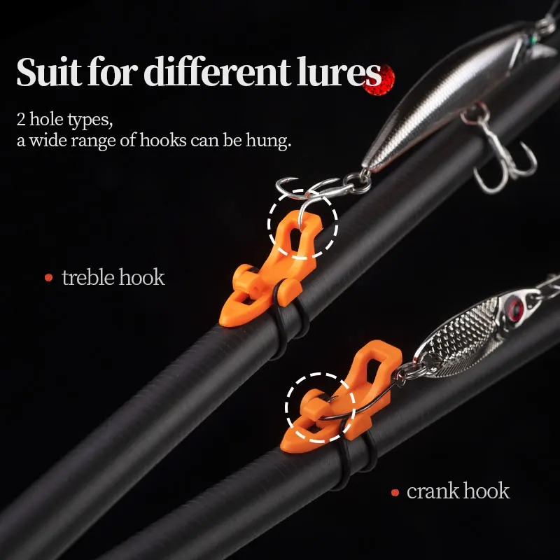 1-10pcs 낚싯대 폴 훅 키퍼 루어 베이트 홀더 루 - Fishing Lure Jig 리뷰 및 가격