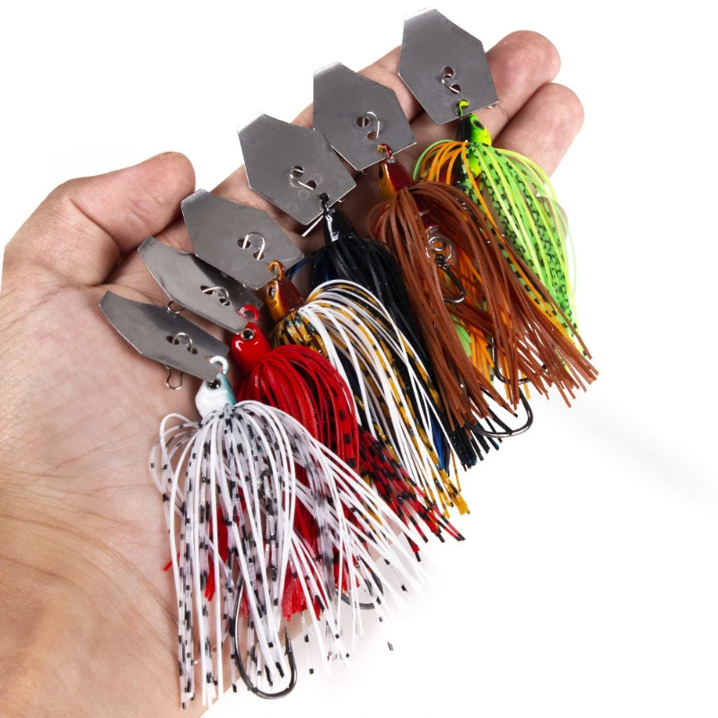6 개/대 Chatterbait 낚시 미끼 키트 스피너 - Fishing Lure Crankbait 리뷰 및 가격