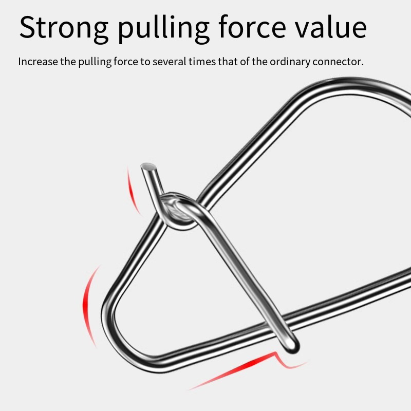 50/100PC 새로운 낚시 스냅 낚시 클립 빠른 크랭 - Fishing Lure Crankbait 리뷰 및 가격