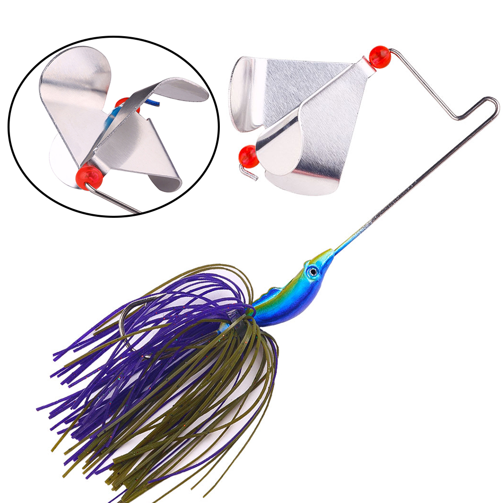 22g 버즈베이트 낚시 루어, 프로펠러 블레이드 실리콘 - Fishing Lure Blade Bait 리뷰 및 가격