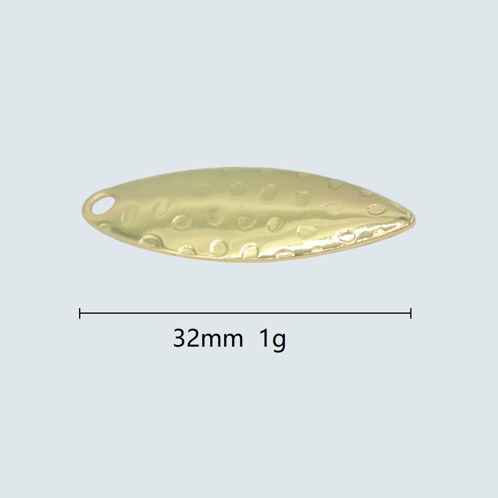 버드나무 잎 스팽글 피트 표면 DIY 노이즈 피스, 실 - Fishing Lure Spinner 리뷰 및 가격