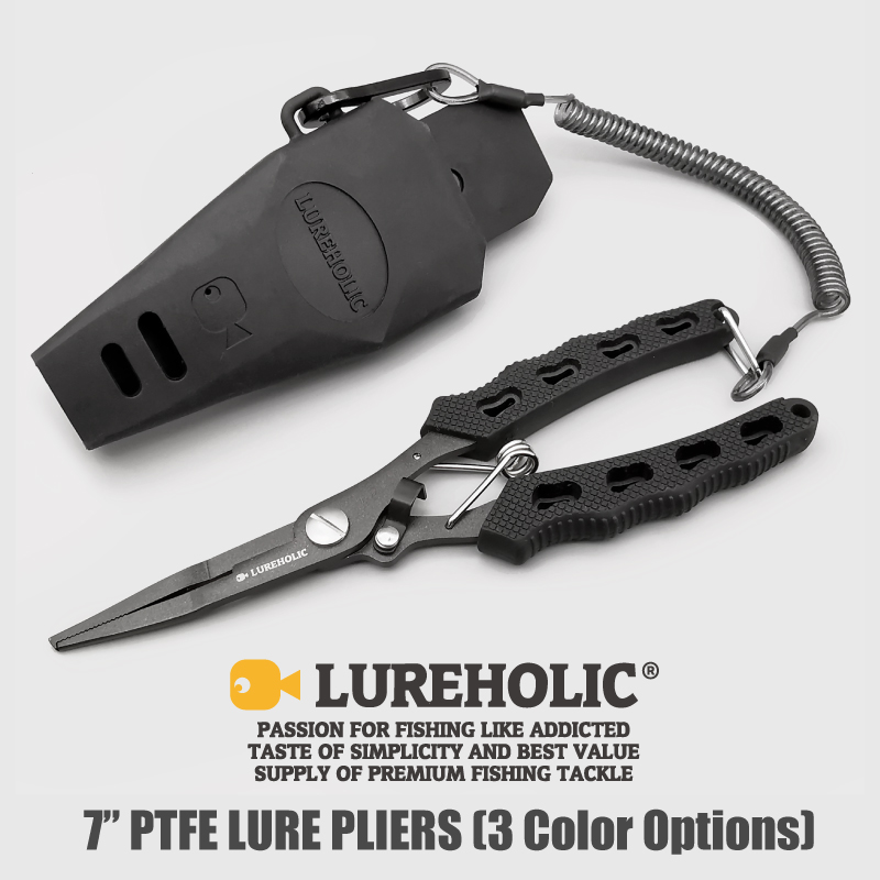 루어홀릭 7인치 PTFE 코팅 루어 낚시 펜치, 18c - Fishing Lure Accessories 리뷰 및 가격